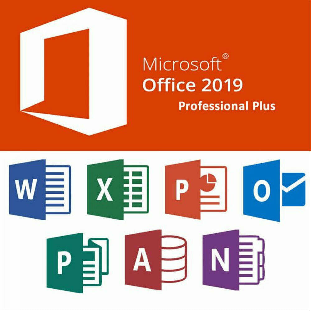 MS Microsoft Office 2019 Pro Plus Key 32/64Bit - Avanah Dopre